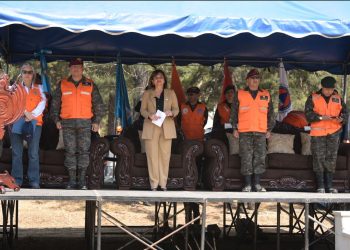 Realizan primer ejercicio a nivel nacional se supresión de incendios forestales