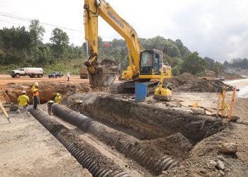 Tramo carretero en la ruta CA-14, que conduce de Santa Cruz, Verapaz, Cobá, Alta Verapaz.