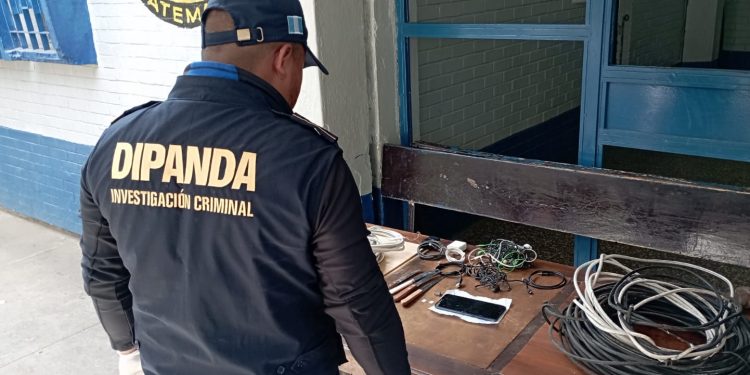 Confiscan cables para conexión de internet y televisión en Pavón