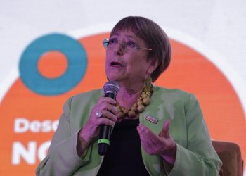 Michelle Bachelet destaca participación de las mujeres guatemaltecas en la política. /Foto: Dickéns Zamora