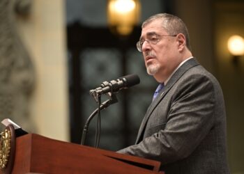 El presidente Arévalo dio a conocer los puntos abordados durante su gira a Estados Unidos. /Foto: Álvaro Interiano