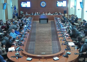 Guatemala estuvo presente en una reunión extraordinaria convocada por la OEA ante la situación México-Ecuador. /Foto: OEA