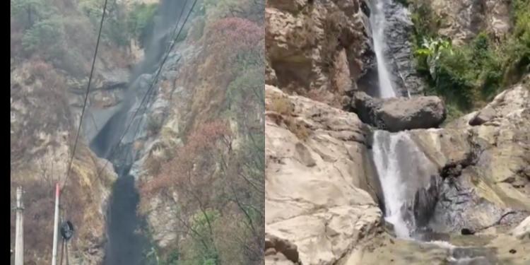 Coloración oscura en catarata de Panajachel podría ser por carbón, dice MARN
