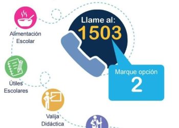 1503 el número para denuncias sobre programas del Mineduc