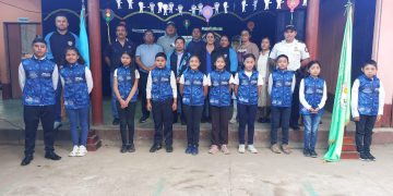 Primera promoción de patrulla escolar y comisión de prevención en Sololá