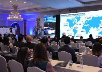 Presentación del Informe Estadístico Portuario 2023. /Foto: Alejandro García