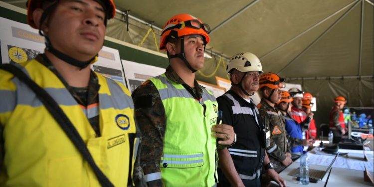 Primer ejercicio de supresión de incendios forestales a nivel nacional