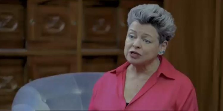 La doctora Lucrecia Peinado se refirió al mejoramiento en el Centro de Atención Nidia Martínez ubicado en Quetzalnango. /Foto: Despacho de la Primera Dama de la Nación