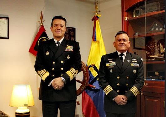 Comandante de la Marina de la Defensa visita Colombia