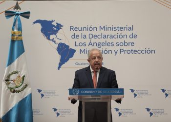 El canciller Martínez se refirió a las acciones abordadas durante la reunión ministerial de la Declaración de Los Ángeles. /Foto: Noé Pérez