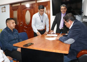Firman convenios para la ejecución de proyectos en San Marcos