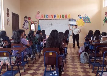 Prevención del Delito realiza actividades de prevención con estudiantes de San Marcos