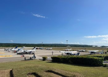 Aeropuerto Internacional Mundo Maya en Petén.
