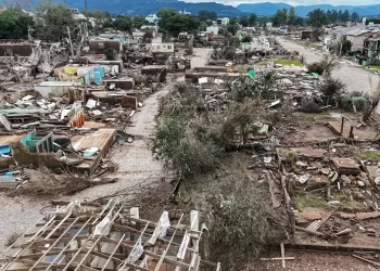 Brasil es azotado por fuertes inundaciones. / Foto: EFE.