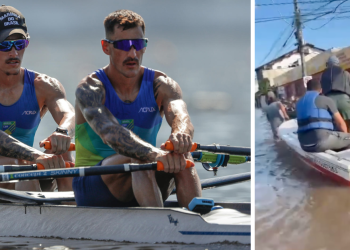 Remeros brasileños abandonan su sueño olímpico para ayudar a los afectados por las lluvias