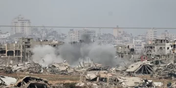 Ciudad de Gaza, Palestina. / Foto: EFE.