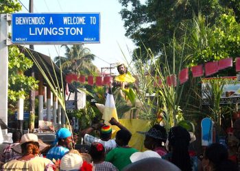Celebración de San Isidro Labrador, patrono de los agricultores, en Lívingston, Izabal.