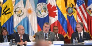 El presidente Arévalo participó en reunión declaratoria de Los Ángeles. / Foto: Alejandro García.