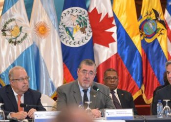 El presidente Arévalo participó en reunión declaratoria de Los Ángeles. / Foto: Alejandro García.