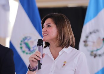 La vicepresidenta Herrera sostuvo reuniones para fomentar el desarrollo en la región Trifinio. /Foto: Vicepresidencia de la República