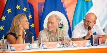 Unión Europea refrenda compromiso para impulsar iniciativas en la zona de adyacencia entre Guatemala y Belize. /Foto: OEA
