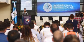 Lanzamiento de la VUMAR en Empresa Portuaria Quetzal.