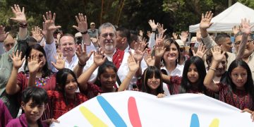 Lanzamiento de la iniciativa intersectorial Mano a Mano en Huehuetenango.