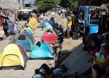 Migrantes aumentan en la frontera sur de México. / Foto: EFE.