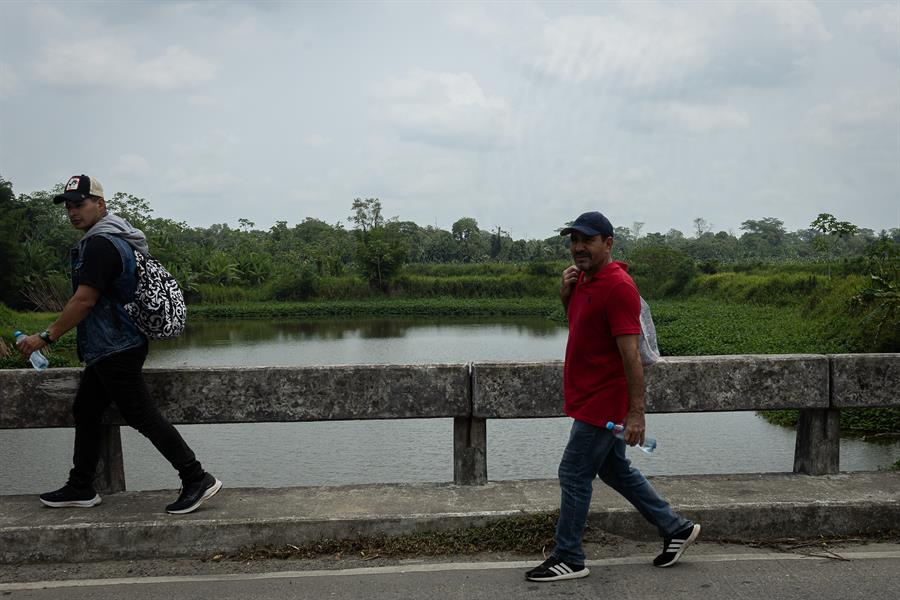 Dos migrantes hondureños ingresaron a Guatemala con la intensión de volver a EE. UU. de donde los retornaron hace unos meses.