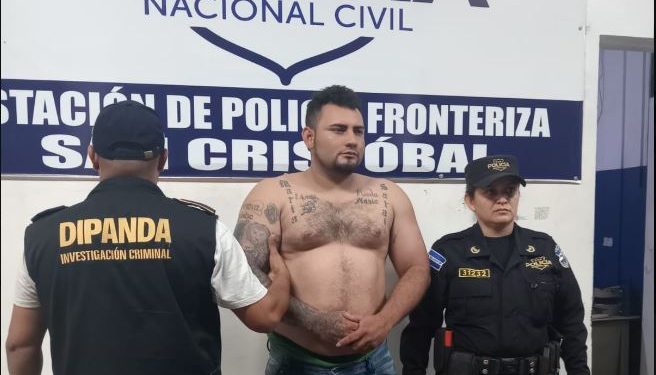 Sorprenden en Guatemala al pandillero salvadoreño número 41 del año