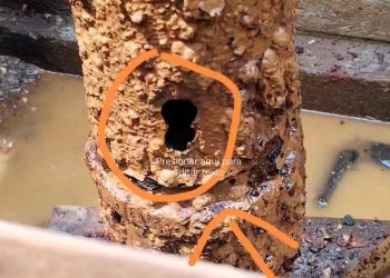 Las autoridades de Saldud trabajan en la reparación de la tubería del Hospital General San Juan de Dios.