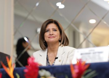 Vicepresidenta Karin Herrera.