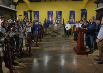 Presidente Arévalo habló sobre el actuar de la fiscal general, Consuelo Porras. / Foto: Álvaro Interiano.