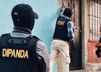 Allanamientos en los departamentos centrados en la seguridad de los guatemaltecos. /Foto: Mingob.