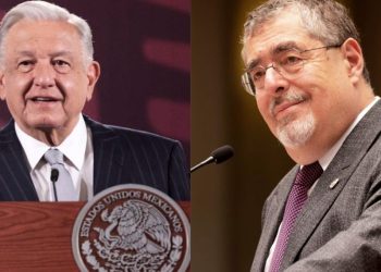 Presidentes AMLO y Bernardo Arévalo. / Foto: Gobierno de México, Gobierno de Guatemala.