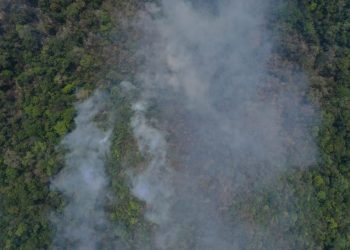 Operaciones aéreas para el combate de incendios forestales en Parque Nacional Laguna del Tigre, Petén