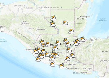 Insivumeh prevé temperaturas máximas de hasta 45° Celsius en Poptún, Petén. / Foto: Insivumeh.
