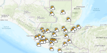 Insivumeh prevé temperaturas máximas de hasta 45° Celsius en Poptún, Petén. / Foto: Insivumeh.