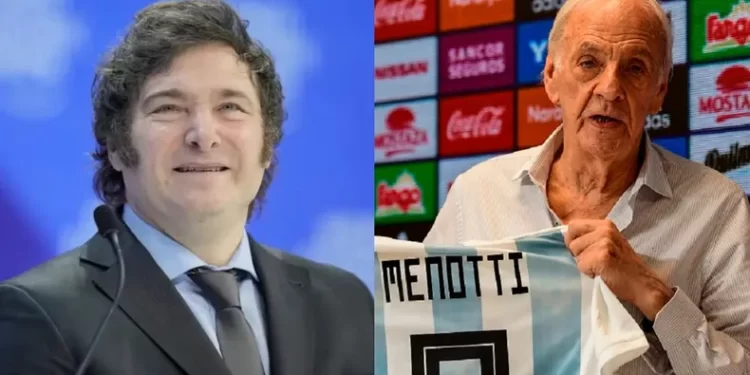 Javier Milei expresa su profundo dolor por la muerte de Menotti
