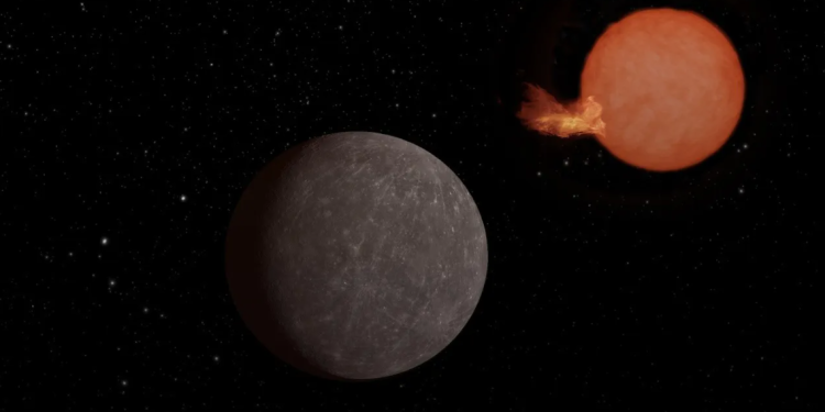 Representación ilustrativa del exoplaneta y la enana ultrafría. / Foto: NASA/JPL-Caltech.