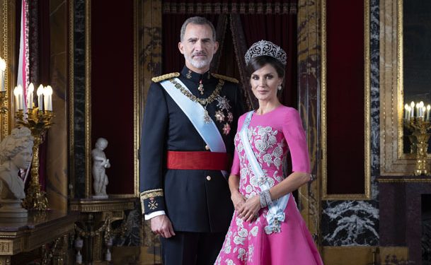 Rey Felipe VI y la reina consorte Letizia. / Foto: Casa de Su Majestad El Rey.