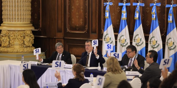 Presidente Bernardo Arévalo dirigió la tercera sesión ordinaria del Conadur