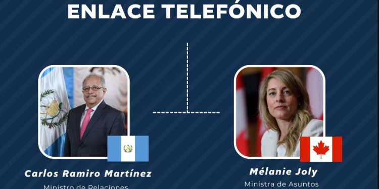 Cancilleres de Guatemala y Canadá conversan sobre agenda bilateral