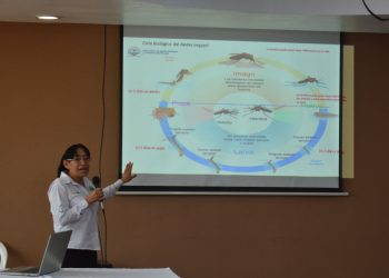 Personal de salud se reunió con alcaldes de Escuintla para dialogar sobre acciones contra el dengue. /Foto: MSPAS.