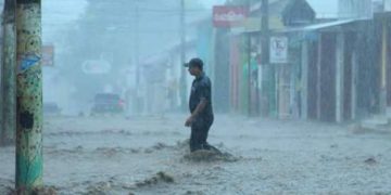 El Salvador ha sido afectado por lluvias torrenciales. / Foto: Monitoreamos.