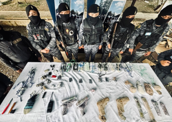Las revisiones han revelado otros ilícitos en El Infiernito, entre estos armas de fuego.