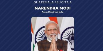 Guatemala felicita a India por elección de su Primer Ministro