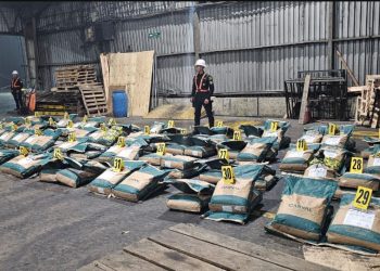 Incautación de droga en Guatemala.