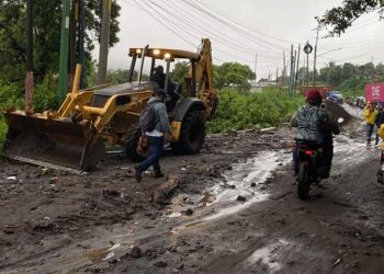 Inundación en el kilómetro 41 CA-9