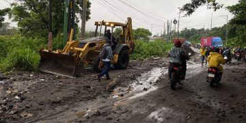 Inundación en el kilómetro 41 CA-9